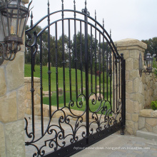 Hot Galvanized Wrought Iron Driveway Gate